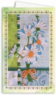 Набор для вышивания бисером Ромашки 84x140 мм Абрис Арт