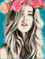 Картина по номерам "Девушка-Весна" Rosa Start