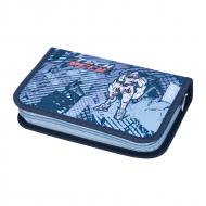 Пенал с наполнением 31 предмет Tech Mech 50049189 Herlitz синий