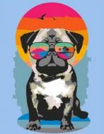 Картина по номерам Мопс на отдыхе Rosa Start