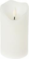 Свеча декоративная LED белая 70х70х125 мм парафин воск AX5430020