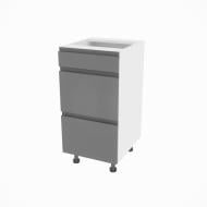 Тумба нижняя Влада ( Н 40 Ш LUX) графит/белый