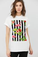 Футболка YAPPI Oversize 3702128 р.M белый