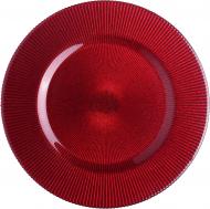 Блюдо Glimmer 33 см червоне