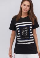 Футболка YAPPI Boyfriend WB2017 р.M черный