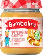 Пюре Bambolina Фруктовый салатик 100 г 4813163001854 Пюре Bambolina Фруктовый салатик 100 г 4813163001854