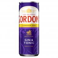 Слабоалкогольный напиток Gordon’s Gin+Tonic 6,4% 0,25 л