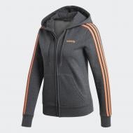 Джемпер Adidas W E 3S FZ HD FL EK5587 р. M темно-серый