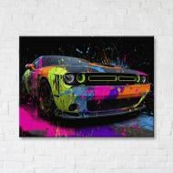 Постер Взрыв цвета 50x50 см Brushme FNK5000139