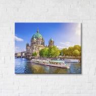 Постер Берлинский вид на реку 50x65 см Brushme FNK5000166