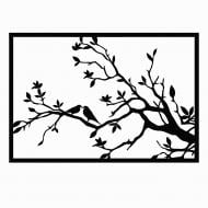 Панно декоративное Brushme Ветви 50x70 см черный