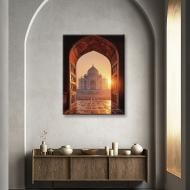 Постер Сияние вечернего мегаполиса 50x65 см Brushme FNK5000103