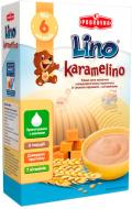 Каша молочная Lino от 6 месяцев Karamelino пшеничная со вкусом карамели 200 г