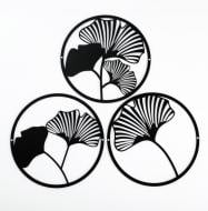 Панно декоративное Brushme Маковый цвет d20 черный