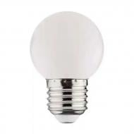 Лампа светодиодная HOROZ ELECTRIC G45 1 Вт E27 6400 К 220 В матовая 001-017-0001-050