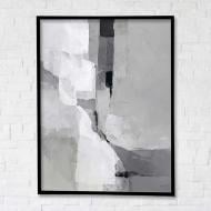 Постер Игра теней с черной рамкой 75x100 см Brushme FNK5000154_RN45-17