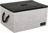 Корзинка с ручками Woven прямоугольный 385х285х20 см серый Sensio