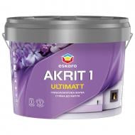 Фарба акрилова Eskaro Akrit 1 Ultimatt стійка до миття глибокий мат 9,5 л