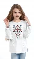 Блуза Эдельвика р.134 белый 80-21/09