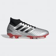 Бутсы Adidas PREDATOR 19.3 FG F35595 р.UK 9,5 серебряный Бутсы Adidas PREDATOR 19.3 FG F35595 р.UK 9,5 серебряный