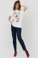 Футболка YAPPI Oversize 3702120 р.M белый Футболка YAPPI Oversize 3702120 р.M белый