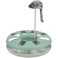 Игрушка для котов Trixie Шальной круг с мышкой 24х29 см разноцветный