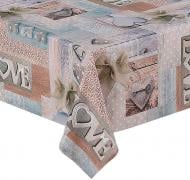 Скатерть Пованс Сердце 137x110 см бежевый Dariana