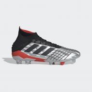 Бутсы Adidas PREDATOR 19.1 FG F35607 р.46 2/3 серебряный