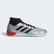 Сороконожки Adidas PREDATOR 19.3 IN F35614 р.44 серебряный
