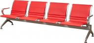 Секция сидений Интеграл-4L 2380х670х780 бари-36 красный 