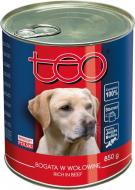 Консерва для всех пород ТЕО с говядиной 850 г
