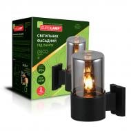 Світильник настінний Eurolamp DECO garden E27 IP54 чорний BRA-1xE27(DECO)R Світильник настінний Eurolamp DECO garden E27 IP54 чорний BRA-1xE27(DECO)R