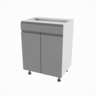 Тумба нижня Влада ( Н 60 ДШ LUX) графіт/попелястий