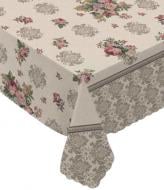 Скатерть Пованс Букет 137x110 см белый Dariana