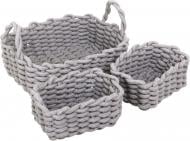 Набор корзин 3 шт. Enea,серый, 36х26X13, 22х15X10- 2 шт Sensio