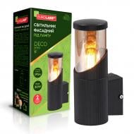 Світильник настінний Eurolamp DECO garden E27 IP54 чорний BRA-1xE27(DECO)S