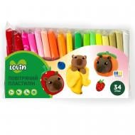 Пластилин легкий набор 34 цвета 70148 Lovin
