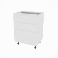 Тумба нижняя Влада ( Н 60 3Ш (2+1) FAVORIT) белый шелк/белый Тумба нижняя Влада ( Н 60 3Ш (2+1) FAVORIT) белый шелк/белый