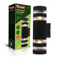 Світильник настінний Eurolamp DECO garden E27 IP54 чорний BRA-2xE27(DECO)L Світильник настінний Eurolamp DECO garden E27 IP54 чорний BRA-2xE27(DECO)L