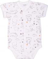 Боді унісекс Татошка 1401285 панди р.86 білий із малюнком