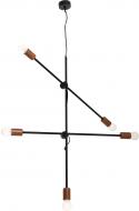 Подвес Nowodvorski Sticks 5x60 Вт E27 медный/черный 6270