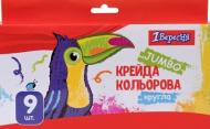 Крейда кольорова Zoo Land 9 шт. 1 вересня