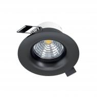 Светильник встраиваемый (Downlight) Eglo Салисето 6 Вт 2700 К черный 98607