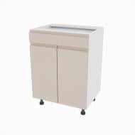 Тумба нижня Влада ( Н 60 ДШ LUX) пломбір/білий