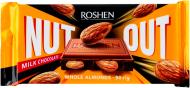 Молочный шоколад Roshen Nut с целым миндалем 90 г (4823077643385)