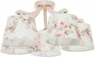 Люстра стельова TK Lighting PINK 5x60 Вт E27 білий із малюнком 392 Люстра стельова TK Lighting PINK 5x60 Вт E27 білий із малюнком 392