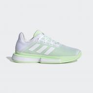 Кроссовки женские Adidas SoleMatch Bounce W G26790 р.39 1/3 белые