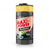 Средство для ручного мытья посуды Maxi Power Чёрный уголь с губкой 1 л