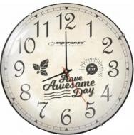 Годинник настінний Wall Clock San Lausanne EHC018L 30 см Esperanza