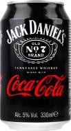 Слабоалкогольний напій Jack Daniel's 5% Coca-Cola Tenness 0,33 л
